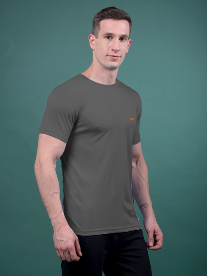 KEX Men’s Sports Half-Sleeve Solid T-Shirt – Quick Dry & Active Wear
