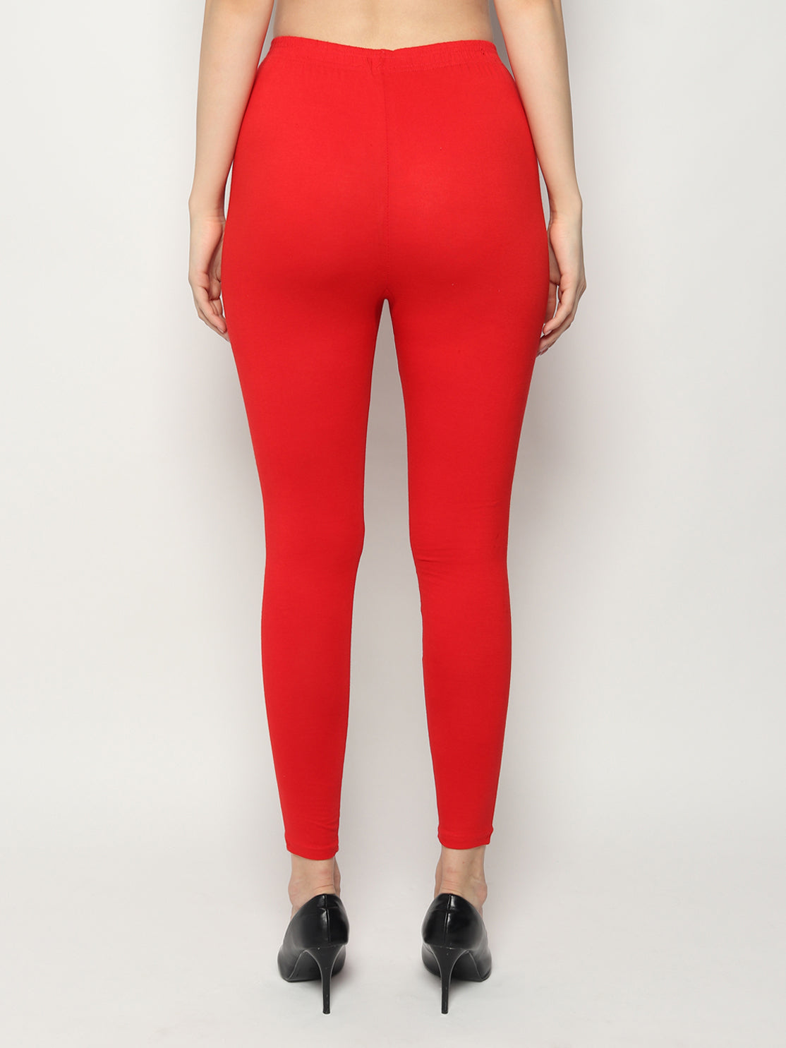 Kex Women Ankle Length Legging Red