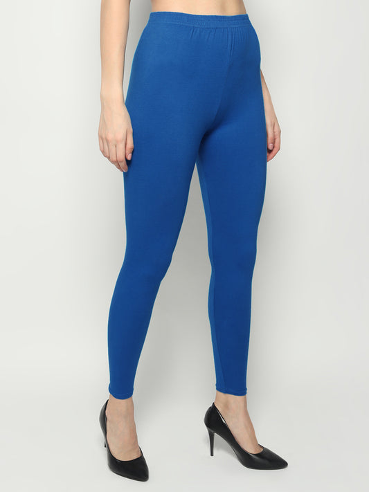 Kex Women Ankle Length Legging BLue