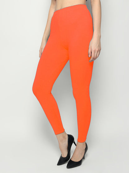 Kex Women Ankle Length Legging Orange