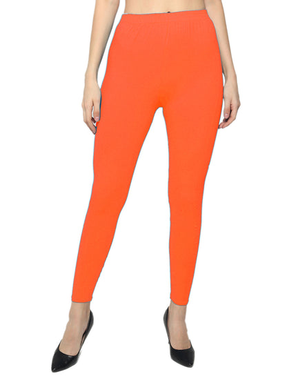 Kex Women Ankle Length Legging Orange