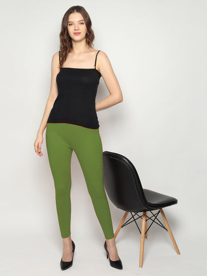 Kex Women Ankle Length Legging Green