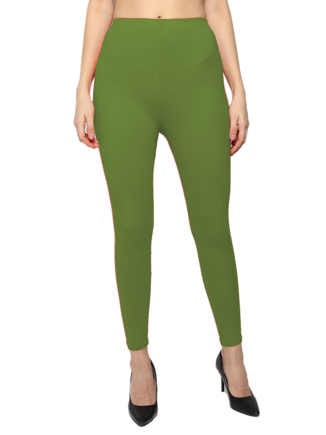 Kex Women Ankle Length Legging Green