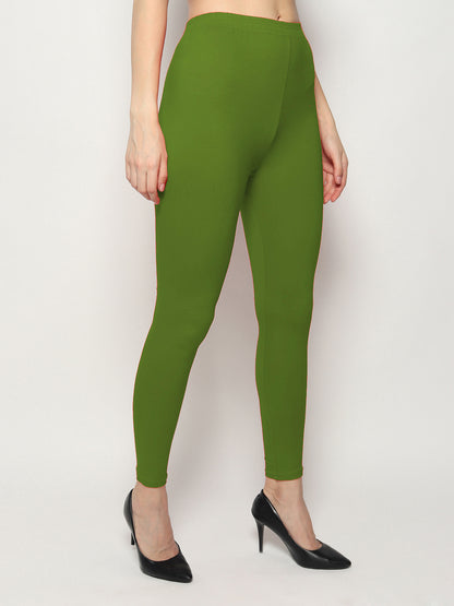 Kex Women Ankle Length Legging Green