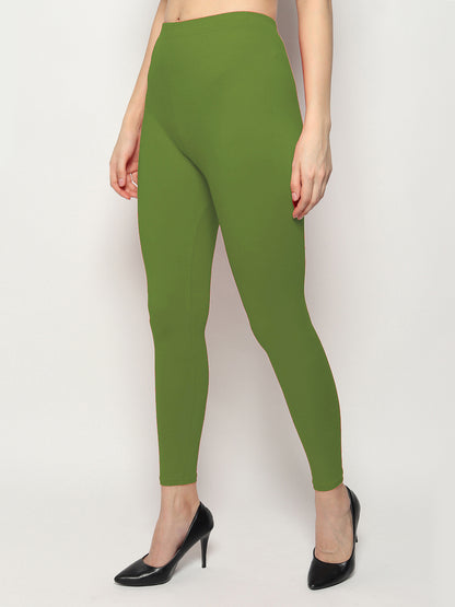 Kex Women Ankle Length Legging Green