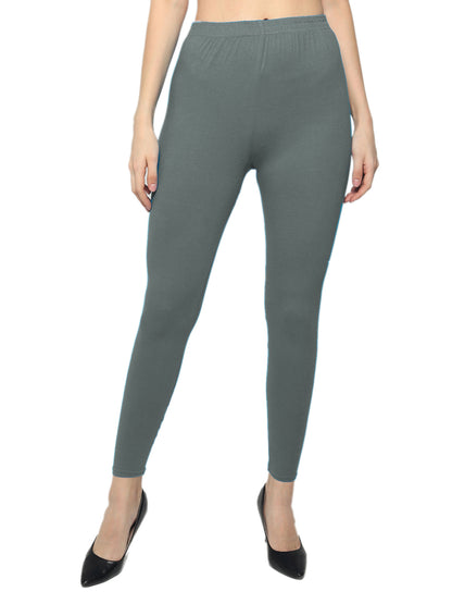 Kex Women Ankle Length Legging Grey