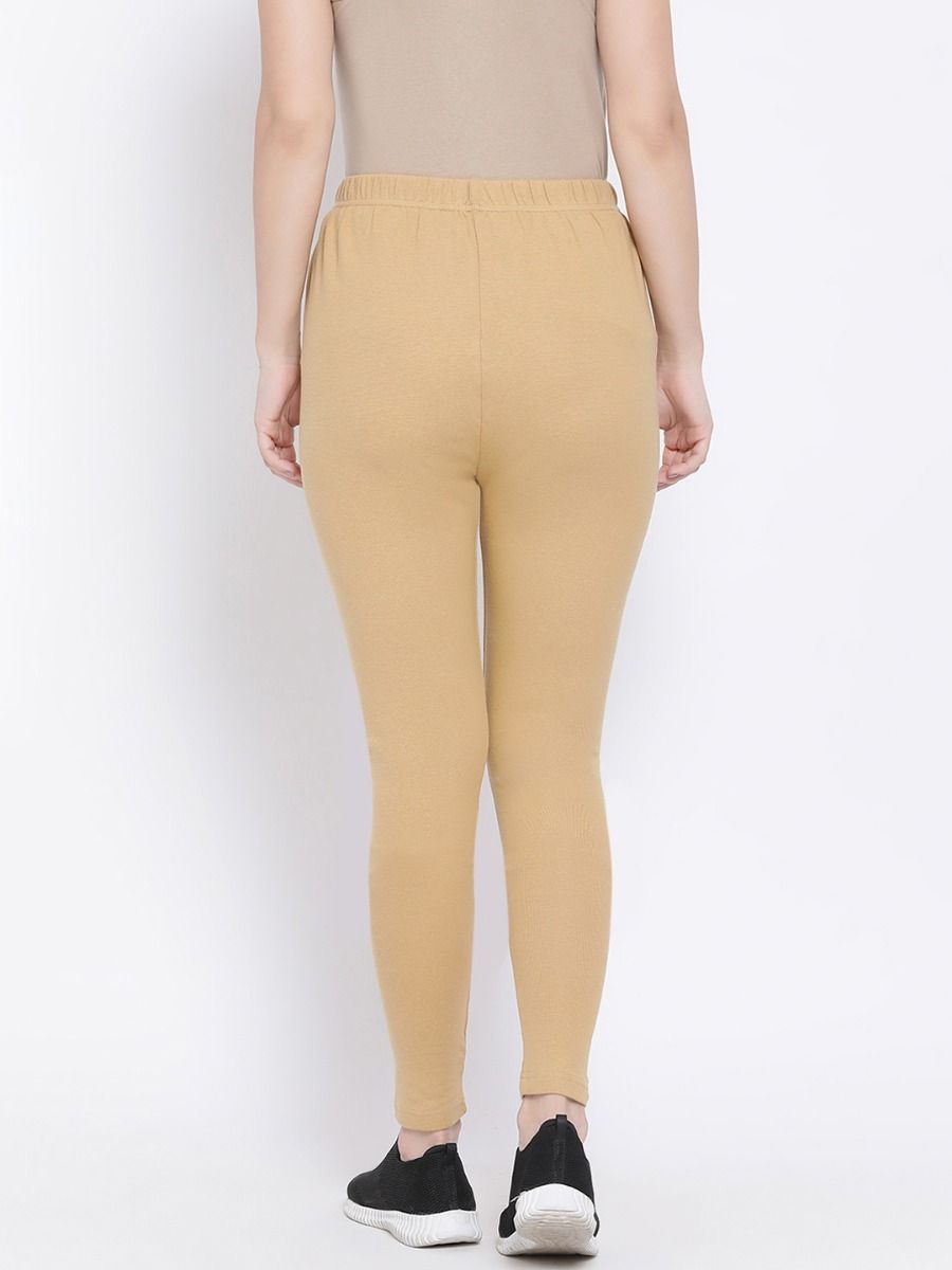 Kex Women Ankle Length Legging Beige