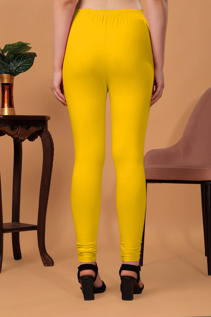 Kex Women Churidar Legging Yellow