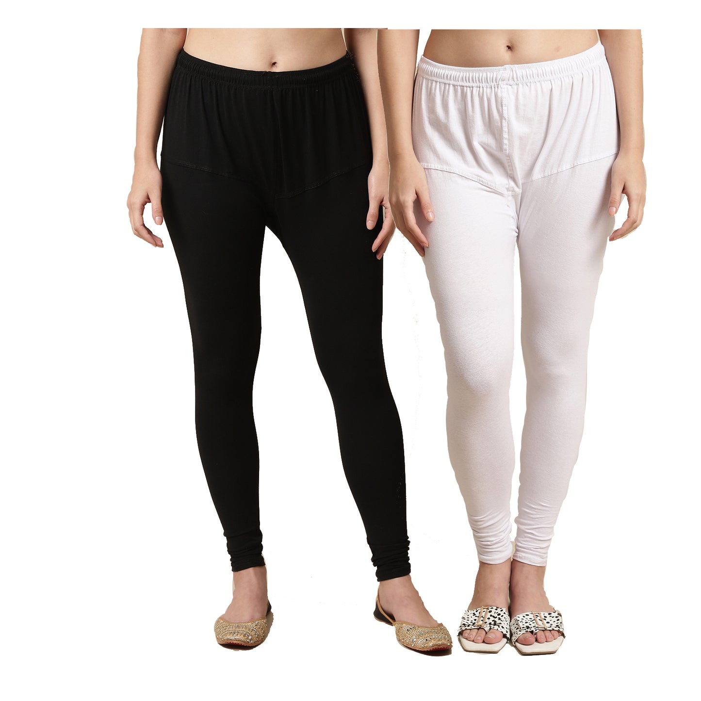 Kex Women Ruby Leggings Black & White Pack of 2