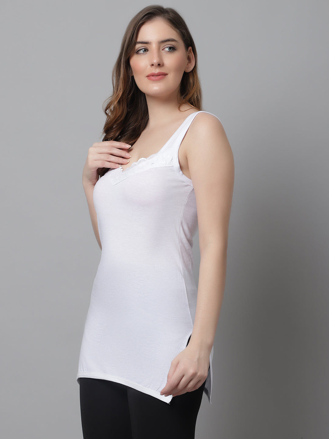 Kex Women Super Cotton Camisole White