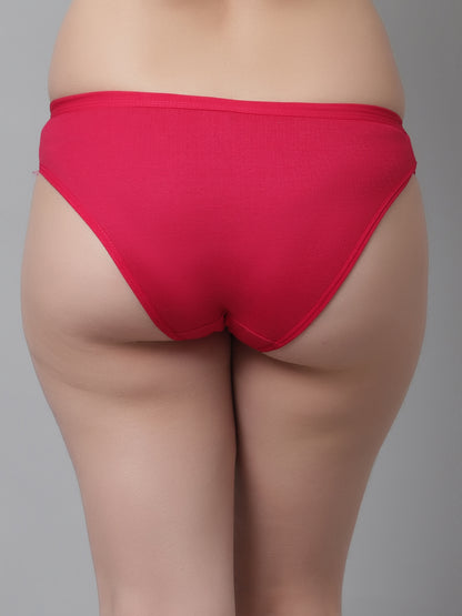 Kex Women Solid Panty Dark Pink