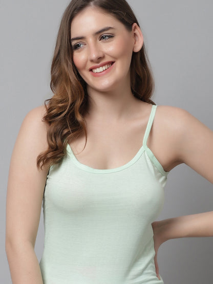 Kex Women Strip Camisole Green